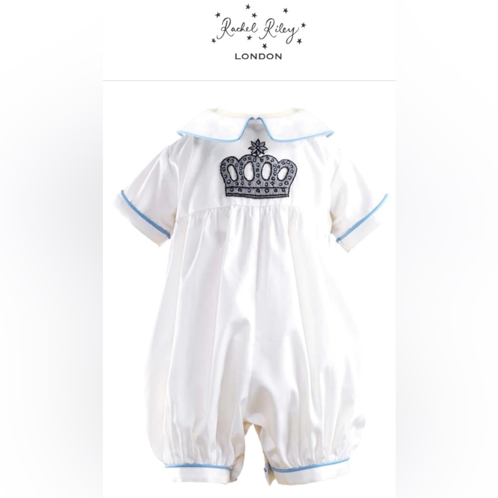 NWOT⭐️RACHEL RILEY Heritage Collection, Babysuit Crown, HP